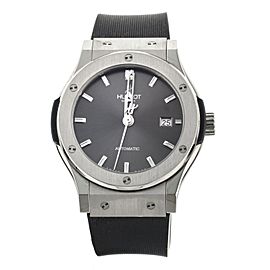 Hublot Classic Fusion Titanium Gray Dial Rubber Strap 42mm 542.NX.7071.RX