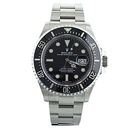 Rolex Sea-Dweller Red Line Stainless Steel Black Dial 43mm 126600 Full Det