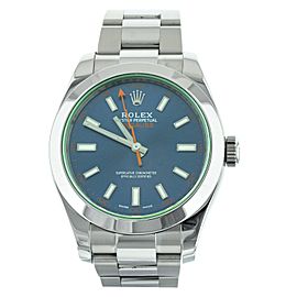 Rolex Milgauss Z Blue Stainless Steel Blue Dial on Bracelet 40mm 116400GV