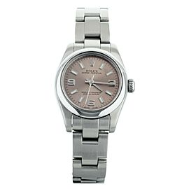 Rolex Oyster Perpetual Pink Dial Stainless Steel on Bracelet