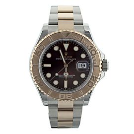 Rolex Yacht-Master Stainless Steel Rose Gold Brown Dial 40mm Full Set