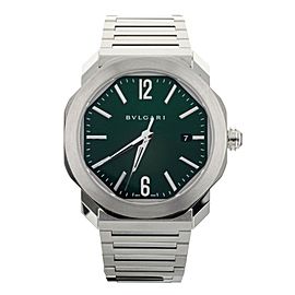 Bulgari Octo Roma Green Dial Middle East LE Stainless Steel Bracelet 41mm