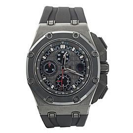 Audemars Piguet Royal Oak Offshore Schumacher Titanium Gray Dial 26568 Full Set