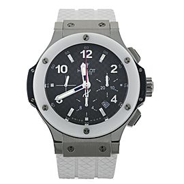 Hublot Big Bang LE Stainless Steel White Ceramic Bezel Rubber 44MM 301.SH.131.RW