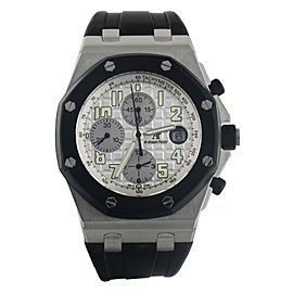 Audemars Piguet Offshore Rubberclad Stainless Steel Rubber Strap 42mm 25940ST