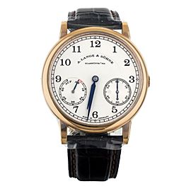 A. Lange & Sohne 1815 Up/Down Rose Gold Silver Dial 39mm 234.032 New Old Stock