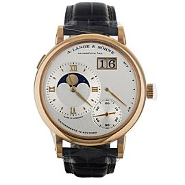 A. Lange & Sohne Grand Lange 1 Moon Phase Rose Gold 41mm 139.032 New Old Stock