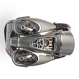 MB&F HM9 Flow TI Road Edition Titanium Dual Balance 57x47mm 90.TL.RB Full Set