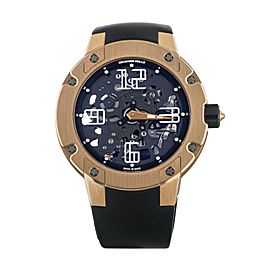 Richard Mille RM033 Extra Flat Rose Gold Rubber Strap 46mm RM033-AD-RG Full Set