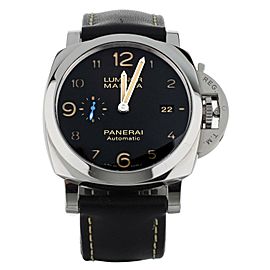 Panerai Luminor 1950 Stainless Steel Black Dial Calf Strap 44mm Full Set