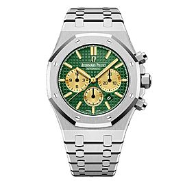 Audemars Piguet Royal Oak Platinum Singapore Green Platinum Full Set