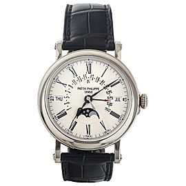 Patek Phillipe Grand Complication Perpetual Calendar White Gold White 38mm