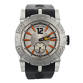 Roger Dubuis Easy Diver Silver Dial Stainless Steel Rubber Strap 46mm