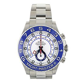 Rolex Yacht-Master II Stainless Steel White Dial on Bracelet 44mm