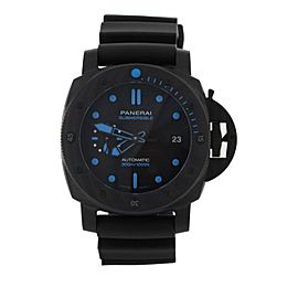 Panerai Submersible Carbotech Black Dial Rubber Strap 42MM Full Set