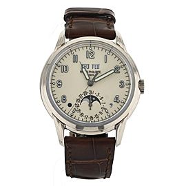 Patek Philippe Perpetual Calendar White Gold Cream Dial 40mm 5320G-001 Full Set