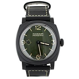 Panerai Radiomir 1940 Military Green Black Ceramic Manual 48mm