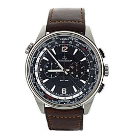 Jaeger LeCoultre Polaris Chronograph World Time Black 44mm