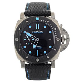 Panerai Submersible BMG-Tech Carbotech Bezel Black Dial Rubber