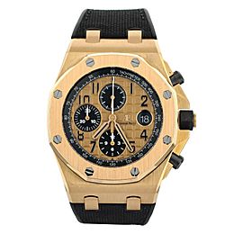 Audemars Piguet Royal Oak Offshore Chronograph Rose Gold Rubber 42mm 26470OR