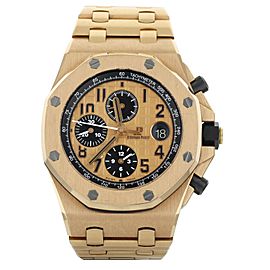 Audemars Piguet Royal Oak Offshore Waffle Dial 18K Yellow Gold 42MM