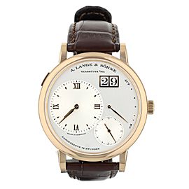 A. Lange & Sohne Grand Lange 1 Rose Gold Silver Dial 41MM Full Set