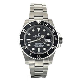 Rolex Submariner Date Stainless Steel Black Dial Bracelet 40mm 116610