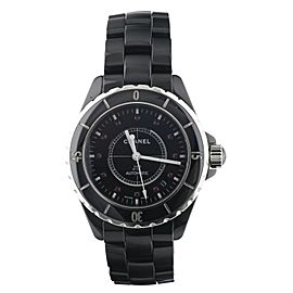 Chanel J12 Classic Automatic Black Dial Black Ceramic on Bracelet 38mm H1635