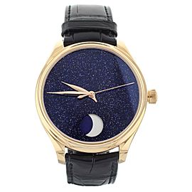 H. Moser & Cie Endeavour Perpetual Moon Aventurine 42MM 1801-0402 Full Set