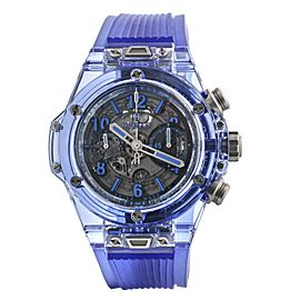 Hublot Big Bang Unico Blue Sapphire Rubber Strap 45mm RT Full Set