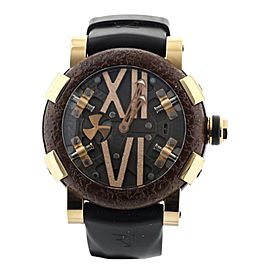 Romain Jerome Titanic DNA Steampunk Red Rose Gold Rubber 50mm