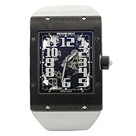 Richard Mille RM Automatic Extra Flat Titanium White Rubber 49x38mm Full Set