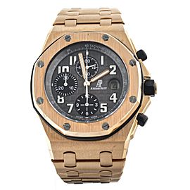 Audemars Piguet Royal Oak Offshore Rose Gold on Bracelet Gray Dial 42mm