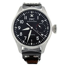 IWC Big Pilot's Watch Stainless Steel Black Dial Calf 46mm Full Set