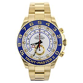 Rolex Yacht-Master II Regatta White Dial Yellow Gold on Bracelet Full Set