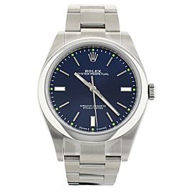 Rolex Oyster Perpetual Blue Dial Stainless Steel Bracelet Automatic