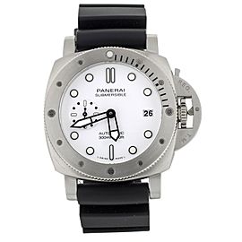 Panerai Submersible Bianco White Dial Automatic