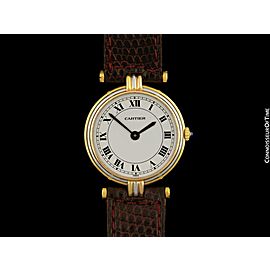 CARTIER VENDOME TRINITY Ladies Solid 18K Gold Watch