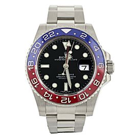 Rolex GMT-MASTER II Black Dial White Gold Automatic 40MM Full Set