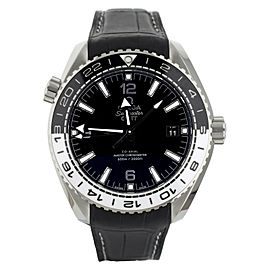 Omega Seamaster Planet Ocean GMT Black Dial Strap 43.5mm Full Set