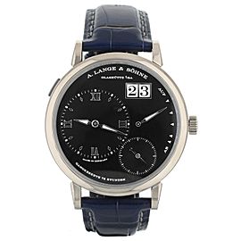 A. Lange & Sohne Grand Lange 1 White Gold black Dial 42mm Full Set