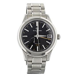 Grand Seiko Elegance Konro Spring Drive GMT Black Dial 41mm Full Set