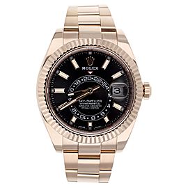 Rolex Sky-Dweller Slate Dial Rose Gold on Bracelet 42MM