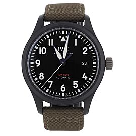 IWC Pilots Watch Top Gun Black Dial Ceramic Case Automatic 41MM