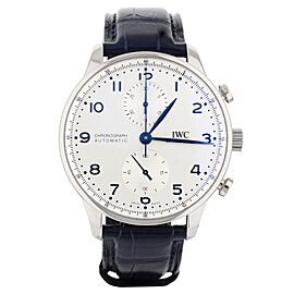 IWC Portugieser Chronograph Silver Dial Stainless Steel Automatic