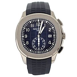 Patek Philippe Aquanaut Chronograph Blue Dial White Gold 42mm