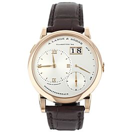 A. Lange & Sohne LANGE 1 Silver Dial Rose Gold Manual