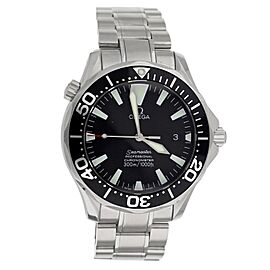 Omega Seamaster 300m Black Dial Stainless Steel on Bracelet