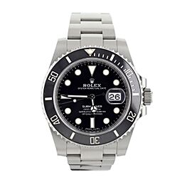 Rolex Submariner Black Dial Stainless Steel on Bracelet 40mm Full Set