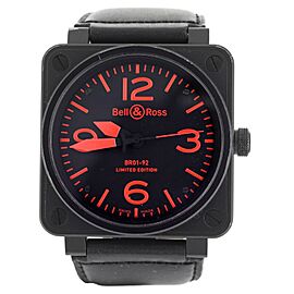 Bell & Ross Limited Edition Red Stainless Steel Rubber 46mm